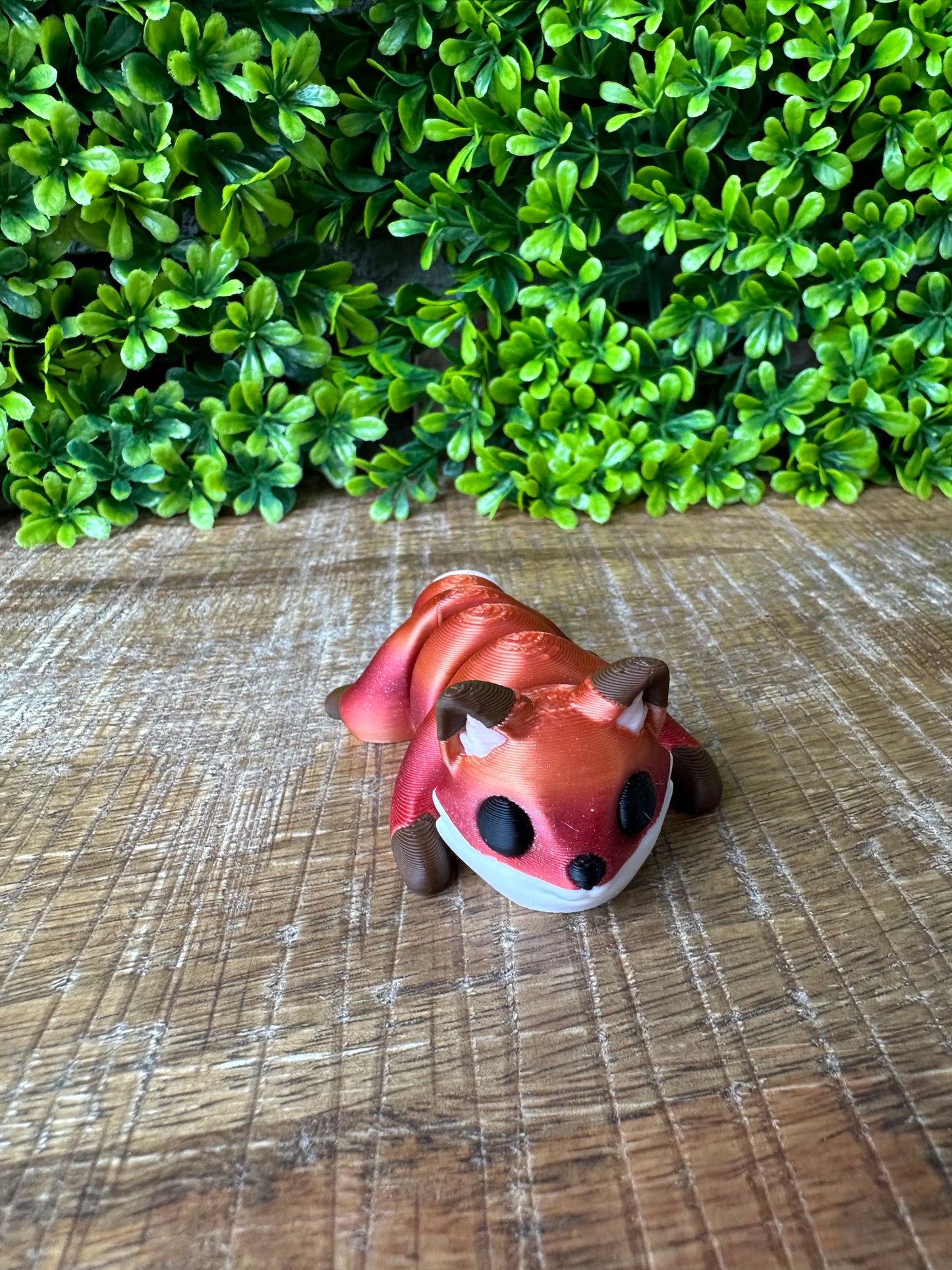Tiny Fox | Tiny Collection | Multi Filament | 3D Printed | Articulated Flexible | Custom Fidget Toy
