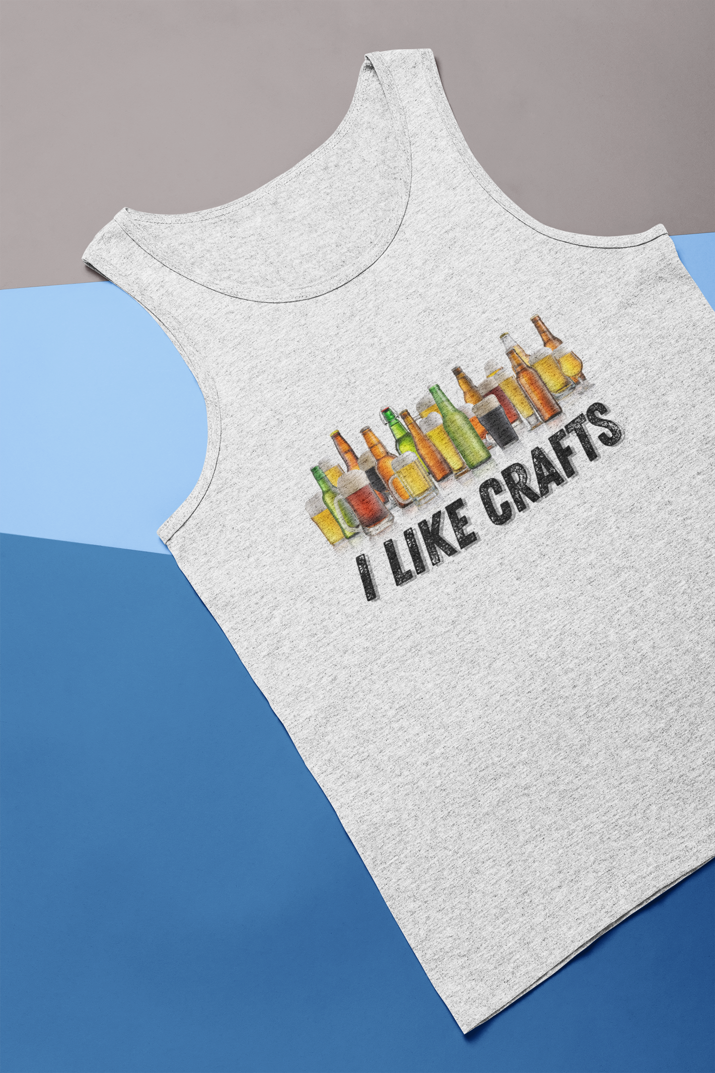 I Like Crafts Tank Top- Athletic Heather
