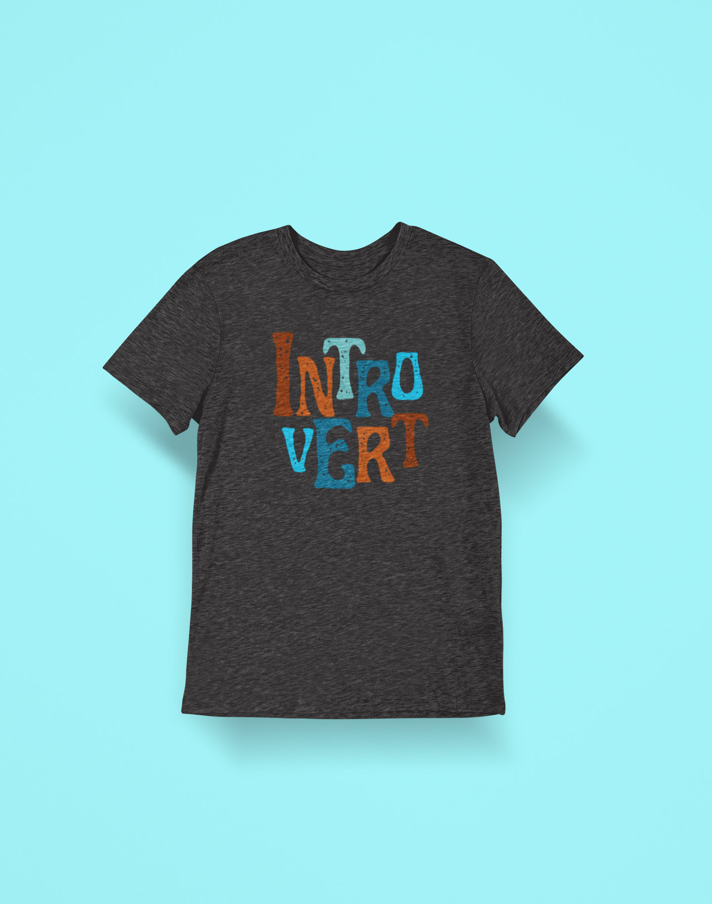 Introvert T-Shirt -Dark Grey Heather
