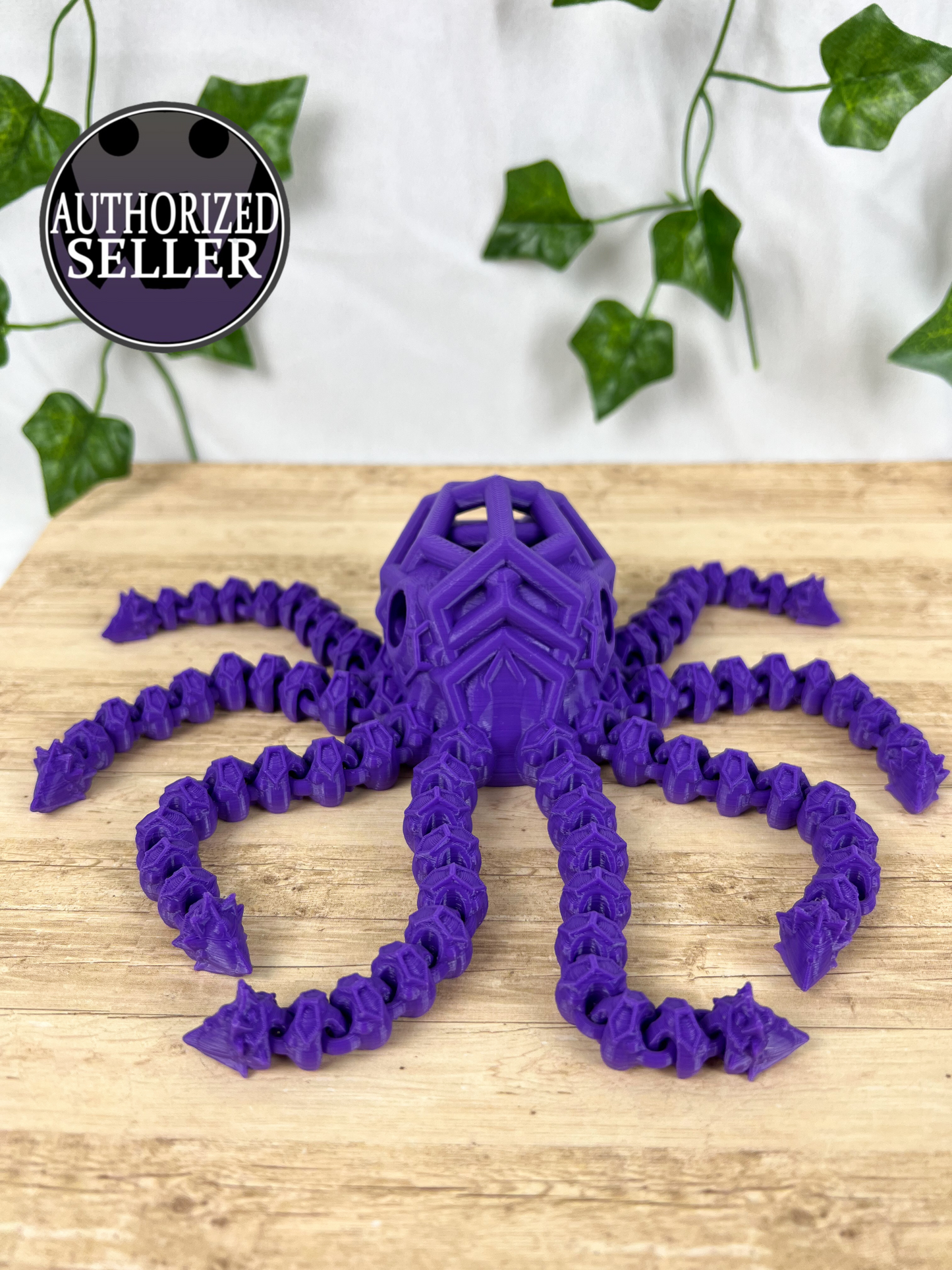 Void Octopus | 3D Printed | Articulated Flexible | Custom Fidget Toy
