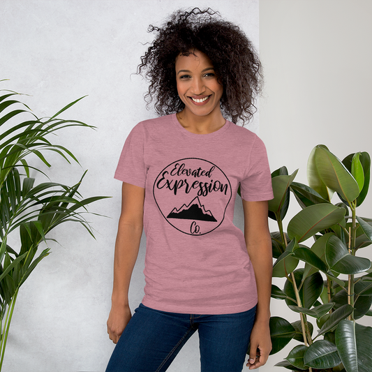 Elevated Expression Co. Logo T-Shirt Heather Orchid