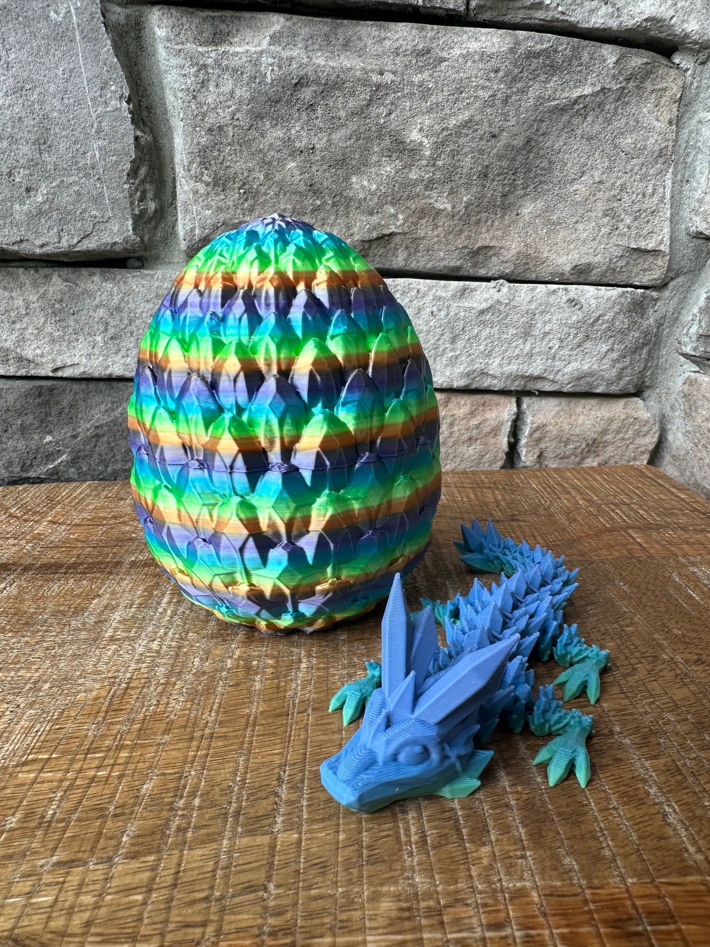 Mystery Dragon Egg | 3D Printed | Articulated Flexible | Custom Fidget Toy