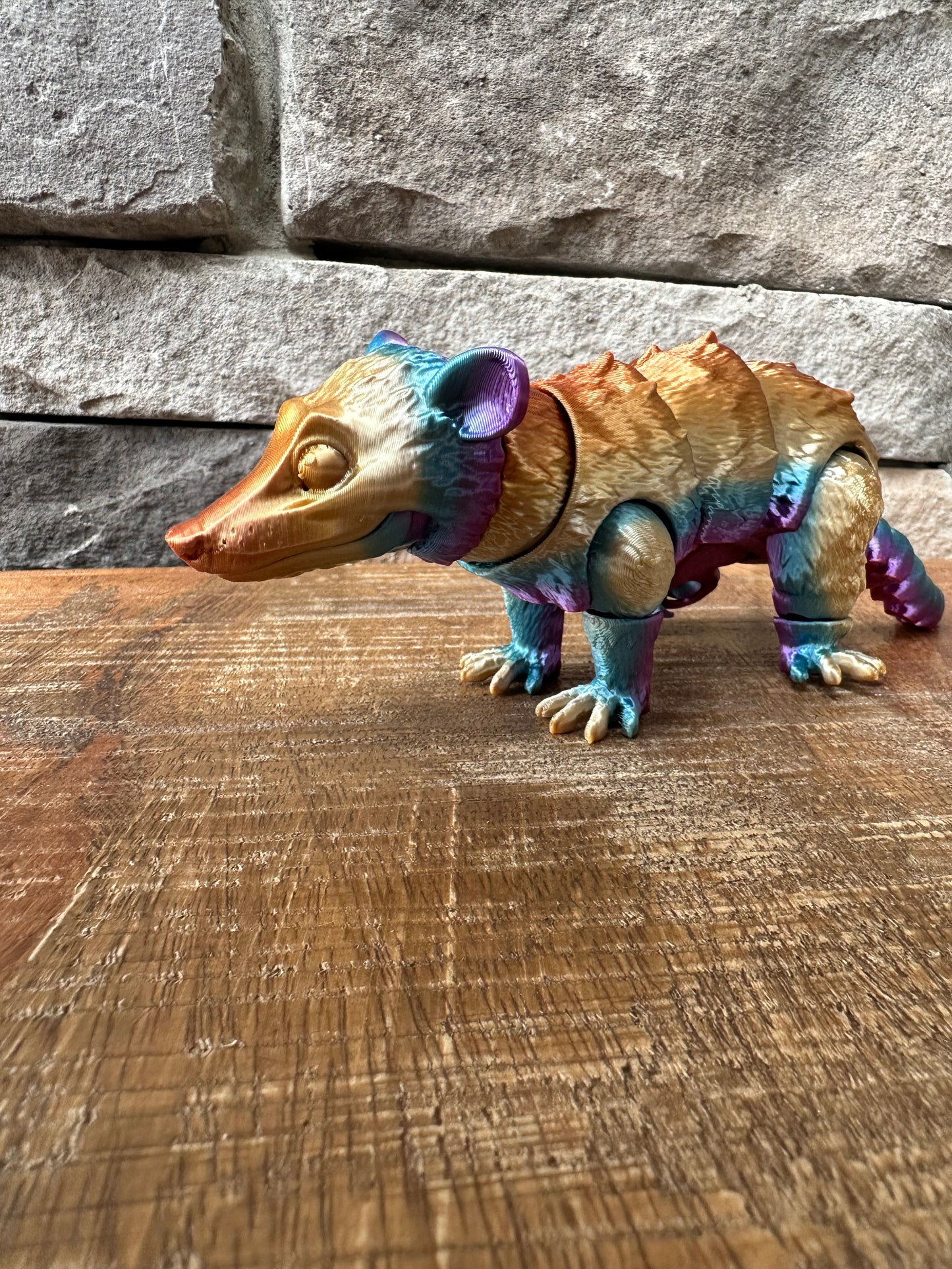 Opossum | 3D Printed | Articulated Fidget | Custom Figurine