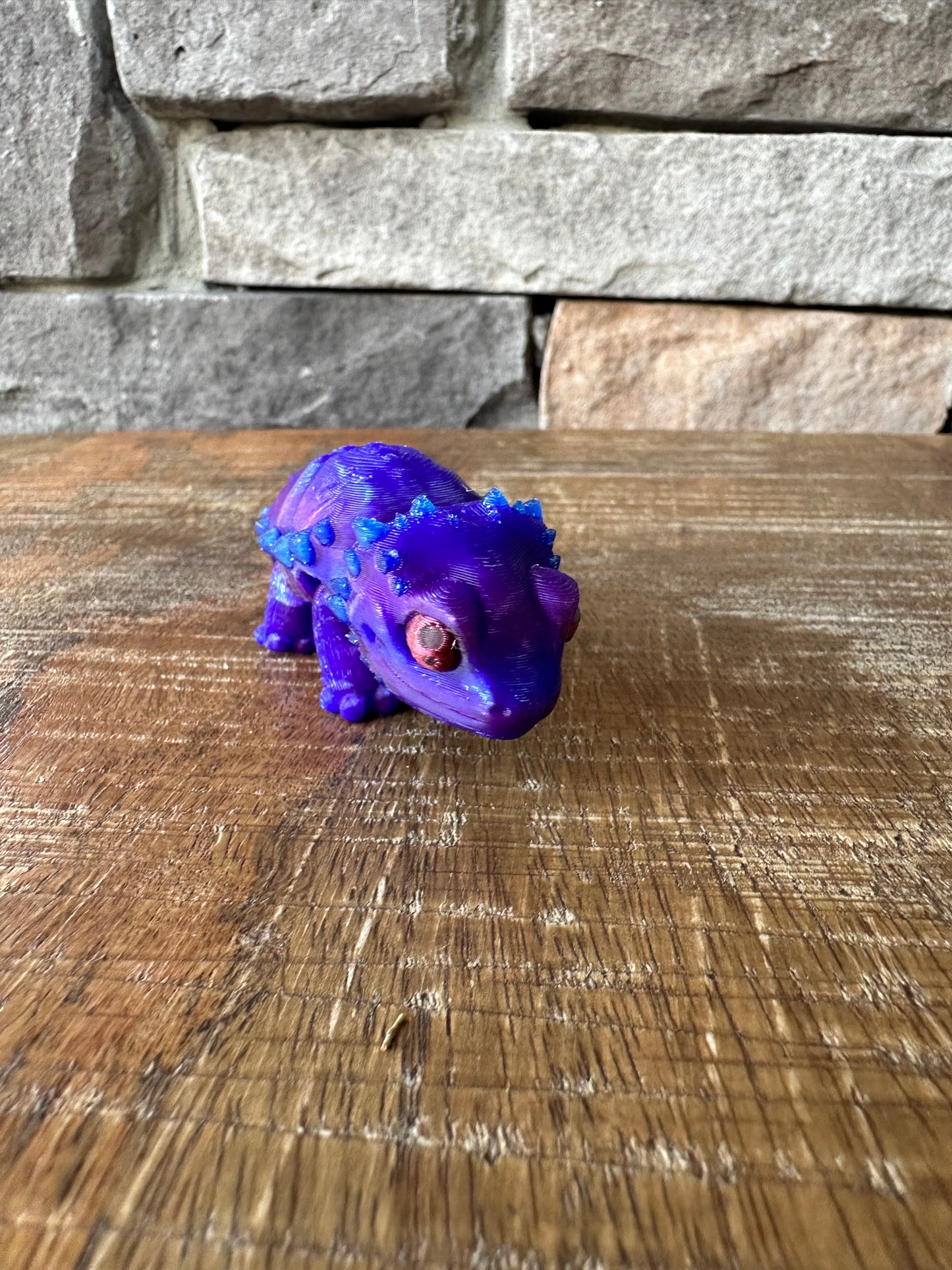 Tiny Bearded Dragon | Tiny Collection | Multi Filament | 3D Printed | Articulated Flexible | Custom Fidget Toy
