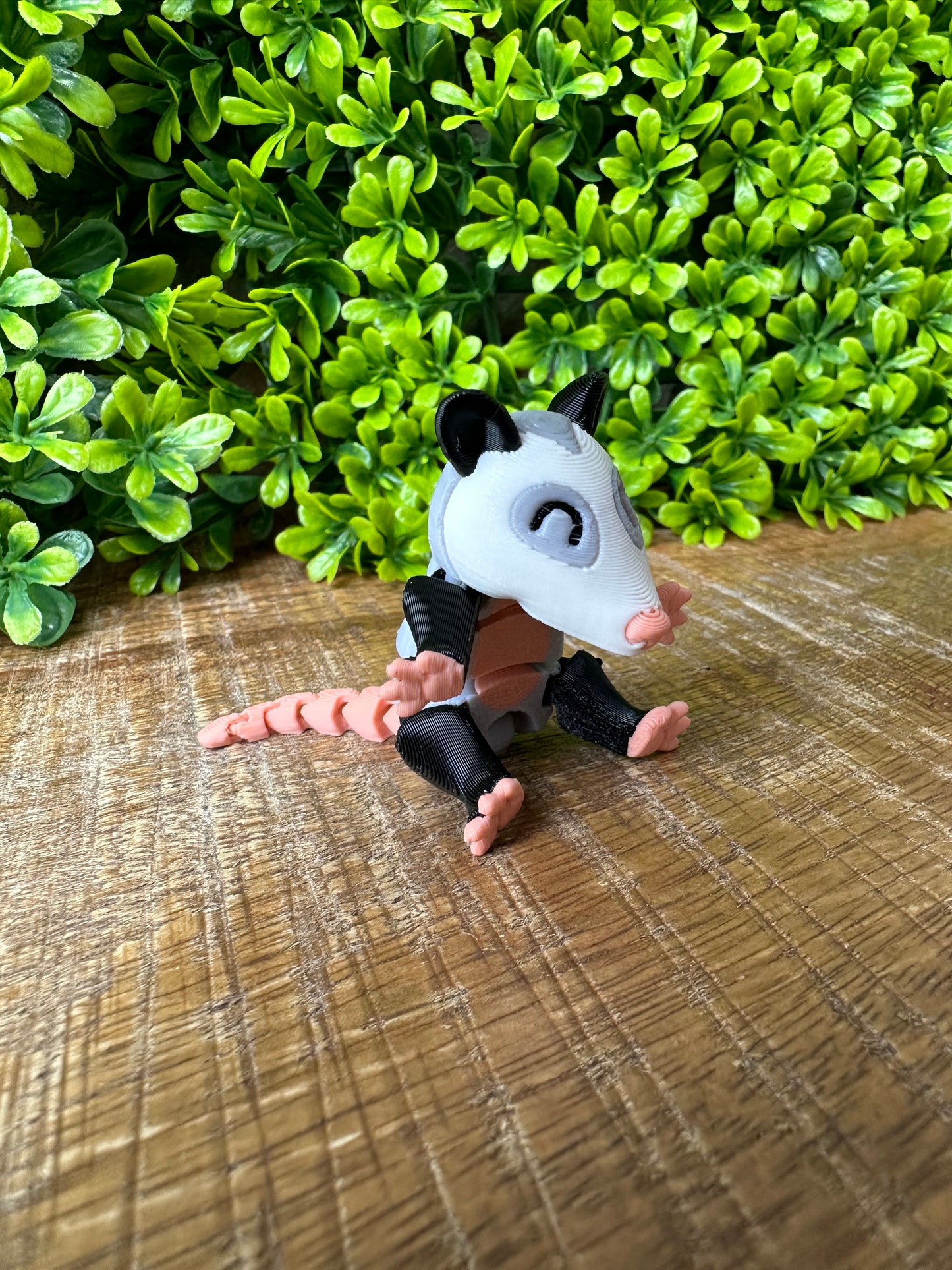 Tiny Opossum | Tiny Collection | Multi Filament | 3D Printed | Articulated Flexible | Custom Fidget Toy