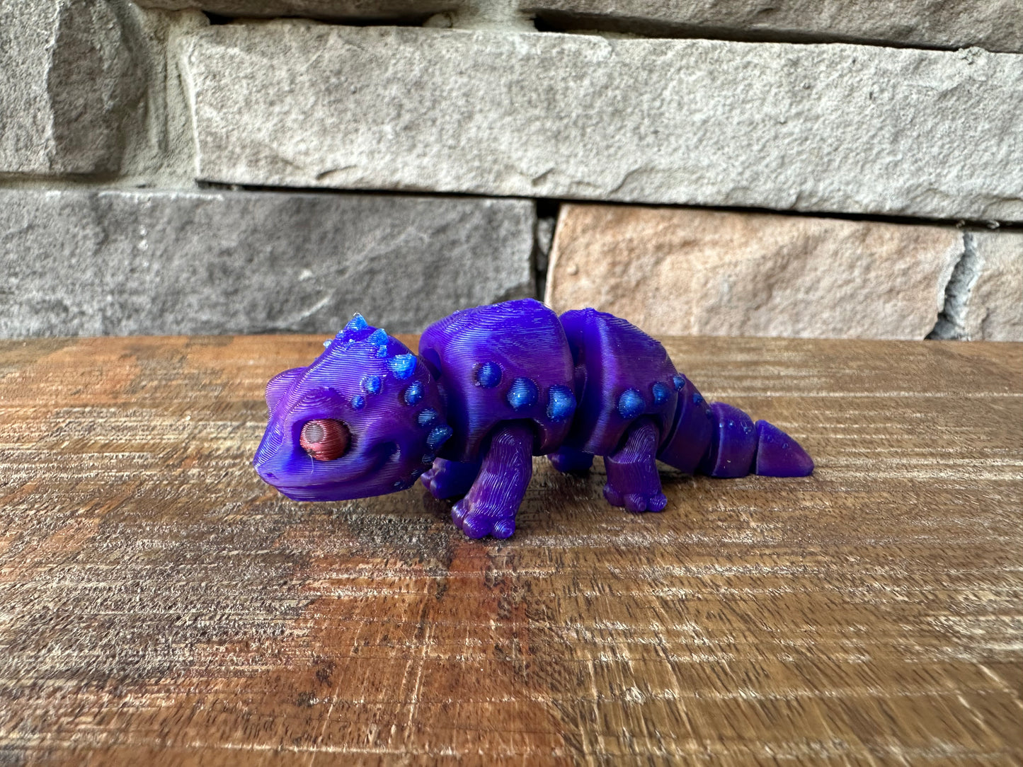 Tiny Bearded Dragon | Tiny Collection | Multi Filament | 3D Printed | Articulated Flexible | Custom Fidget Toy