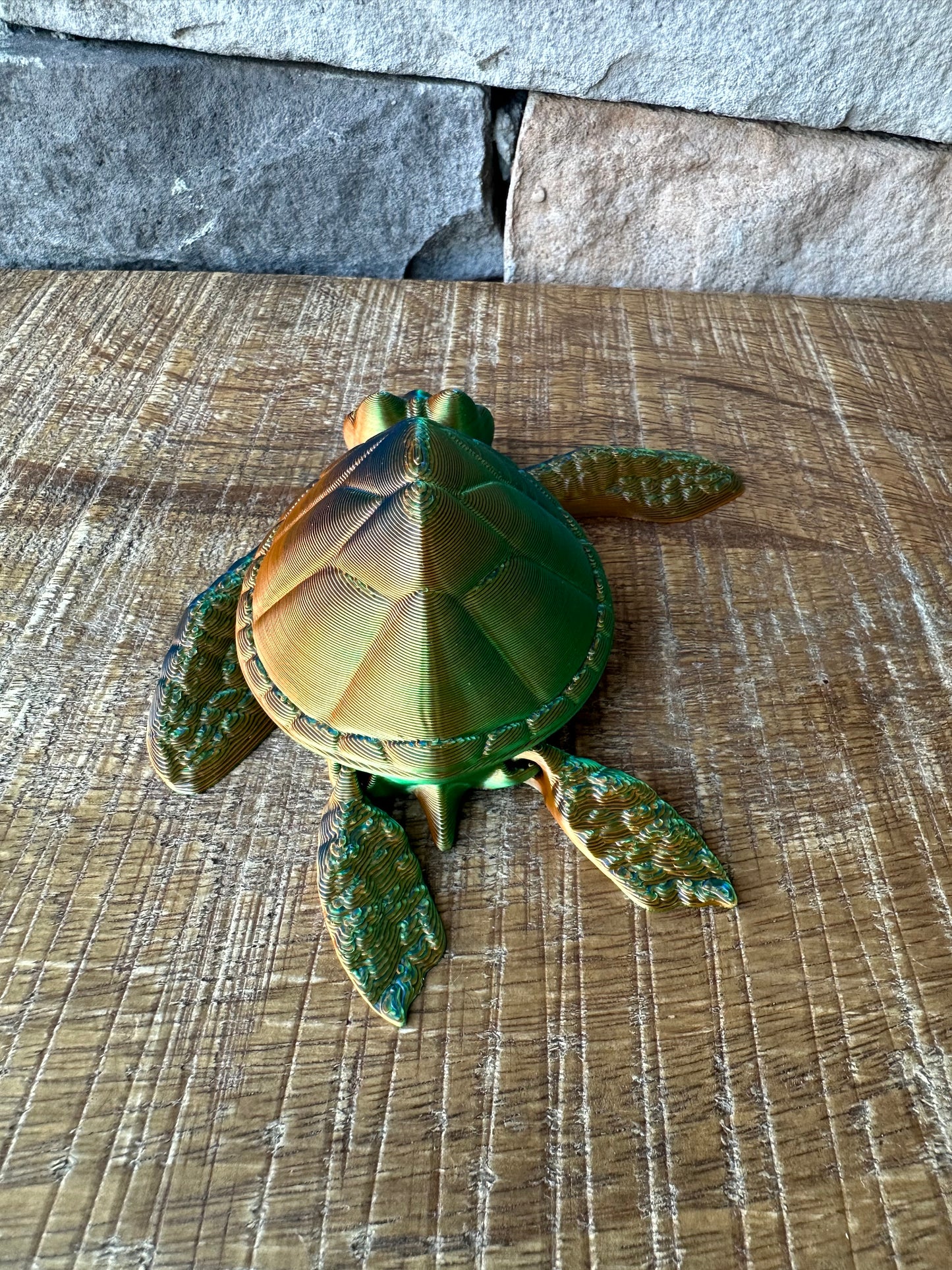 Sea Turtle | 3d Printed | Articulated Flexible | Custom Fidget Toy
