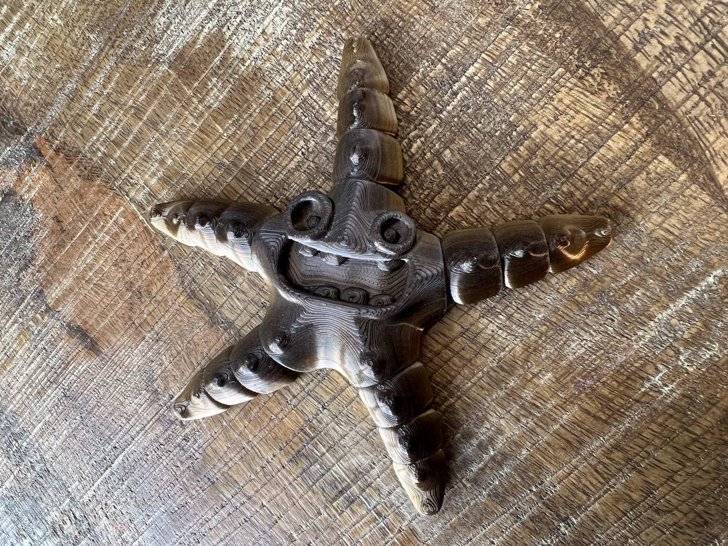 Starfish | 3D Printed | Articulated Flexible | Custom Fidget Toy