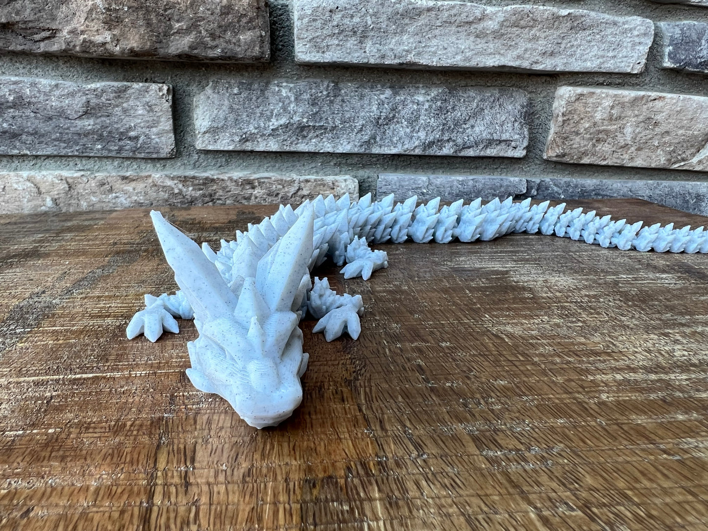 MINI Crystal Dragon | 3D printed | Articulated Flexible | Custom Fidget Toy