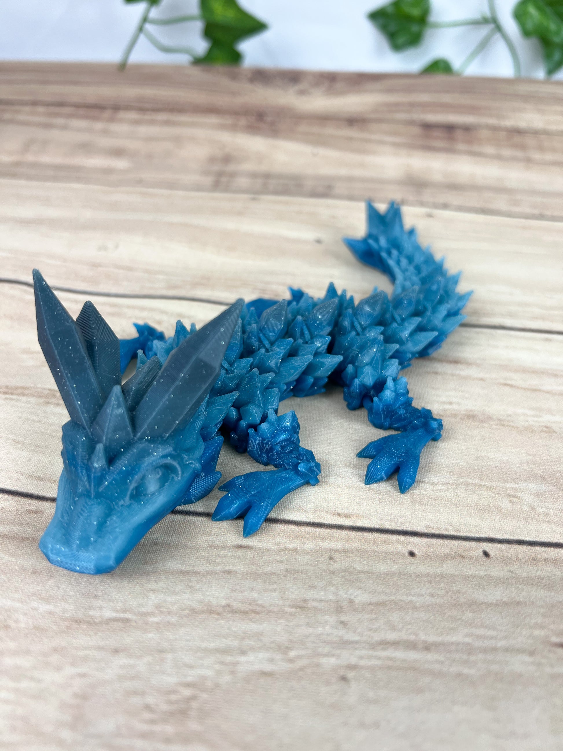 3D Resin Printed Articulate Crystal Onix. Fidget Toy. 