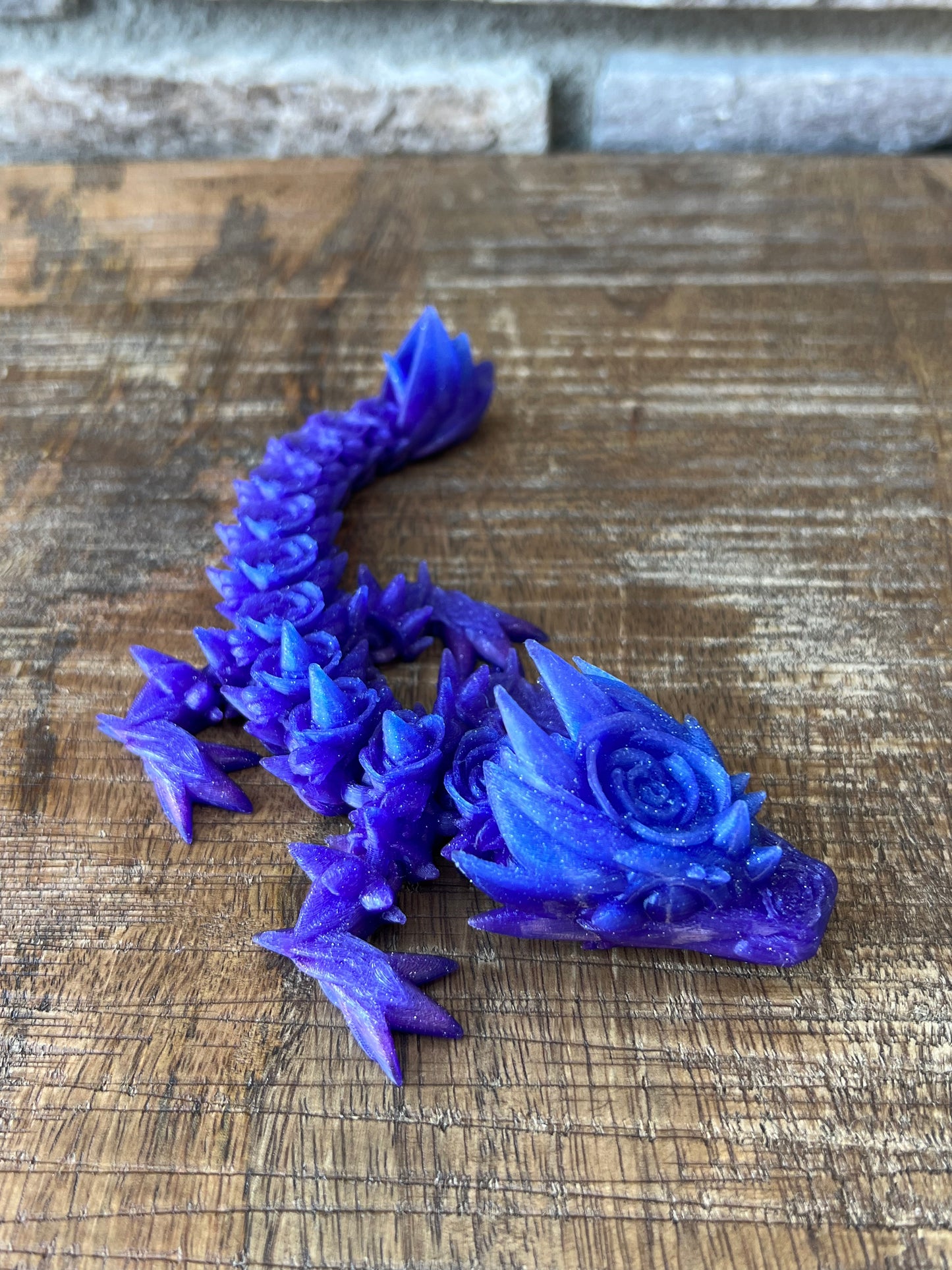 Baby MINI Rose Dragon | 3D Printed | Articulated Flexible | Custom Fidget Toy