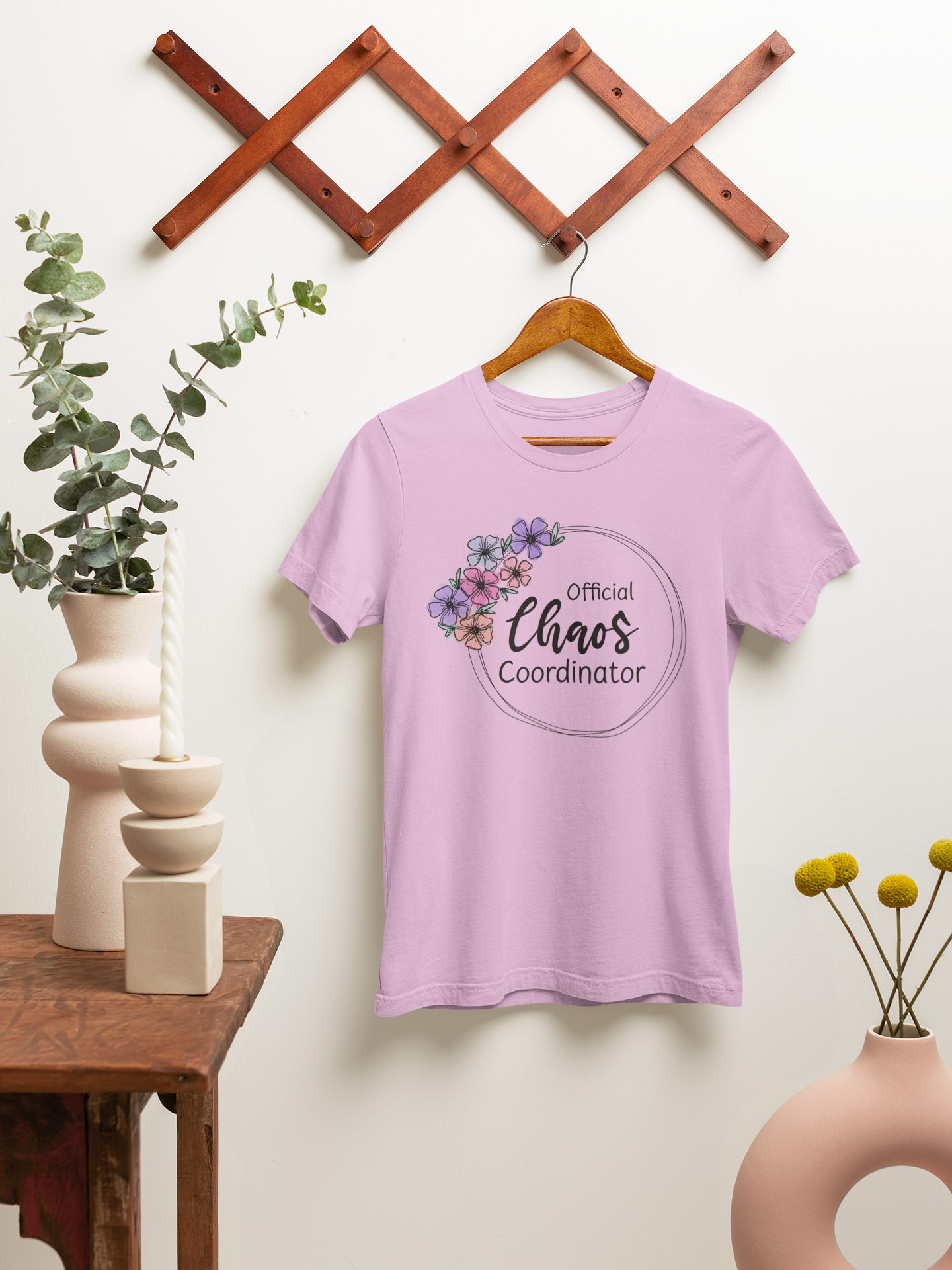 Chaos Coordinator T-Shirt- Lilac
