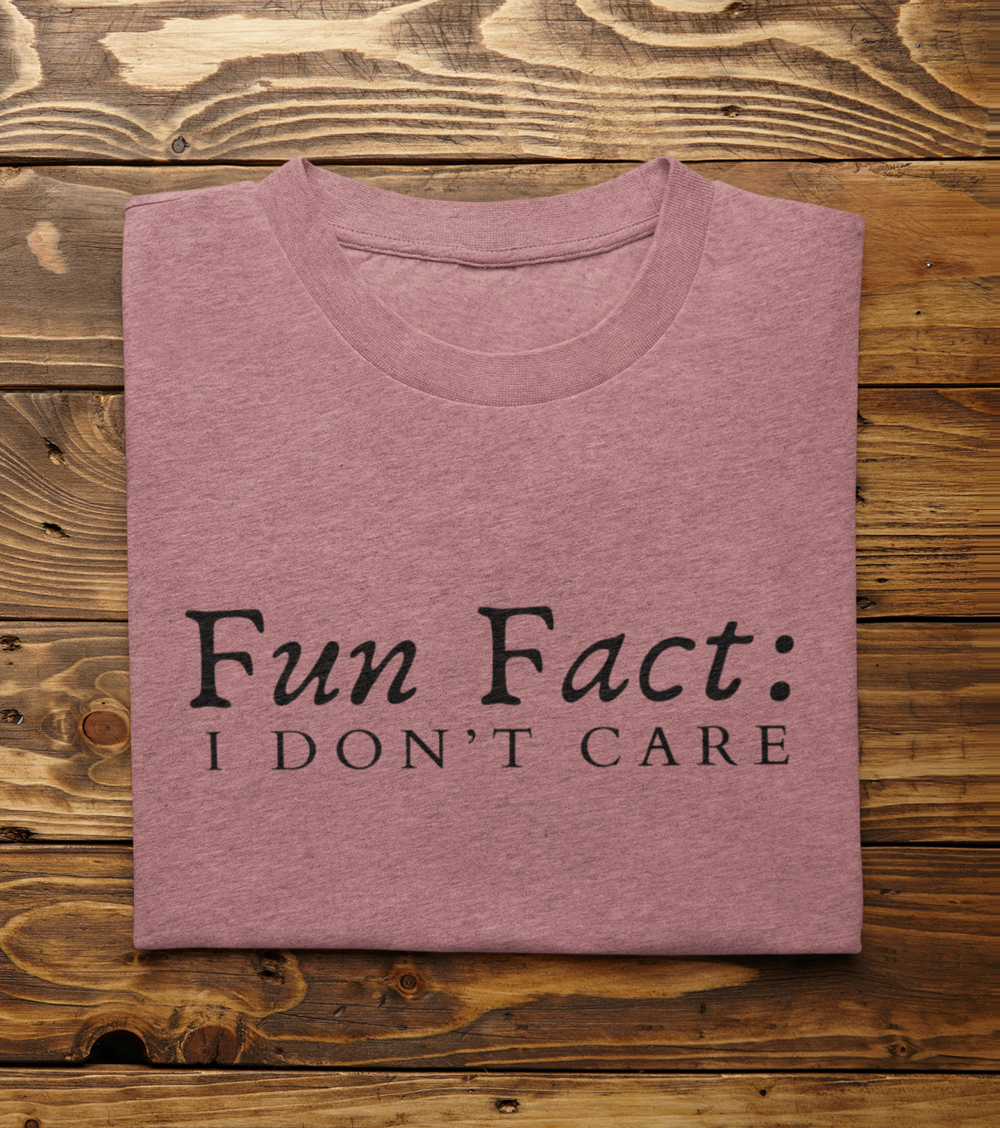 Fun Fact T-Shirt- Heather Orchid