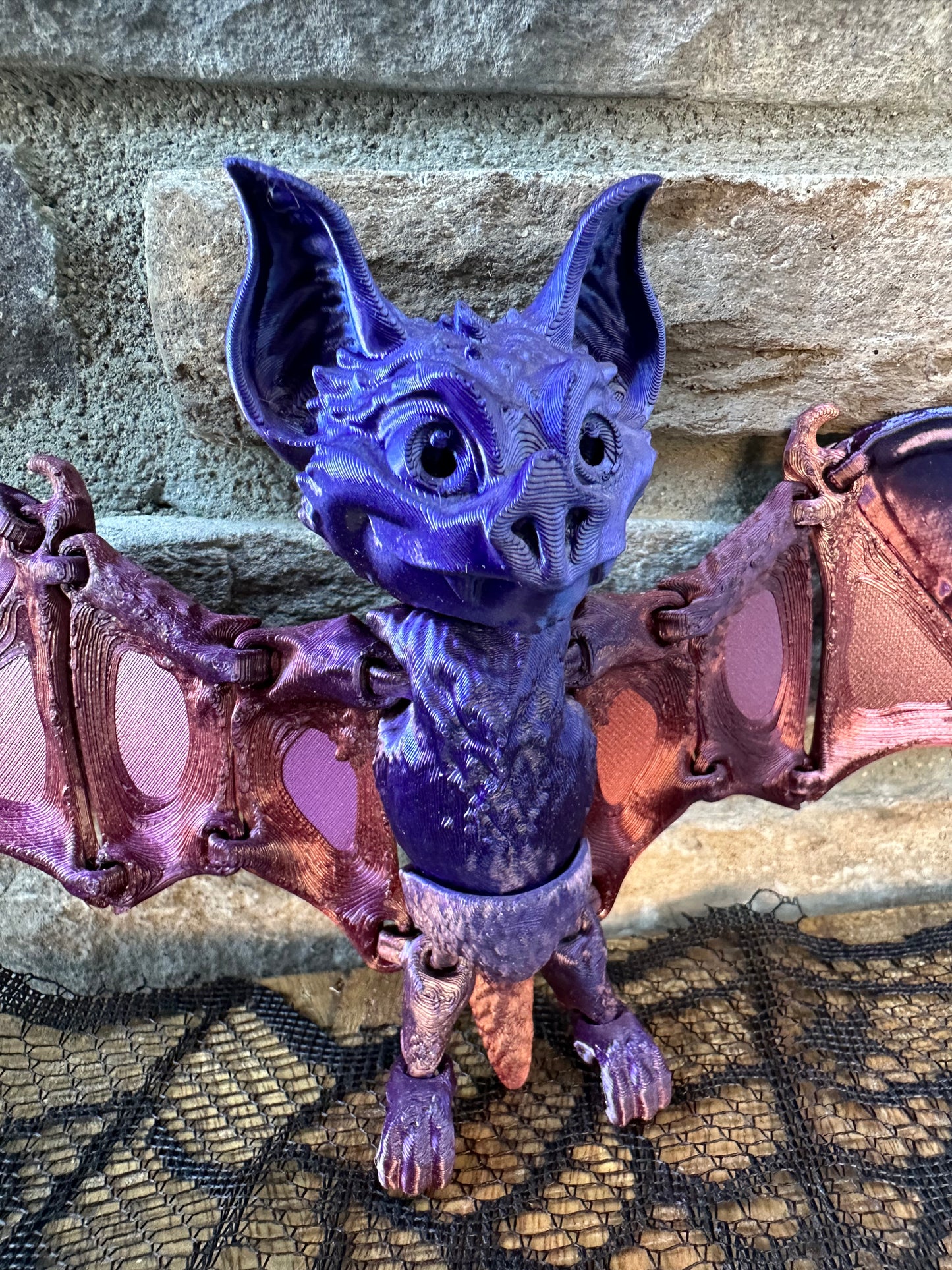 Bat | 3D Printed | Articulated Fidget | Custom Figurine