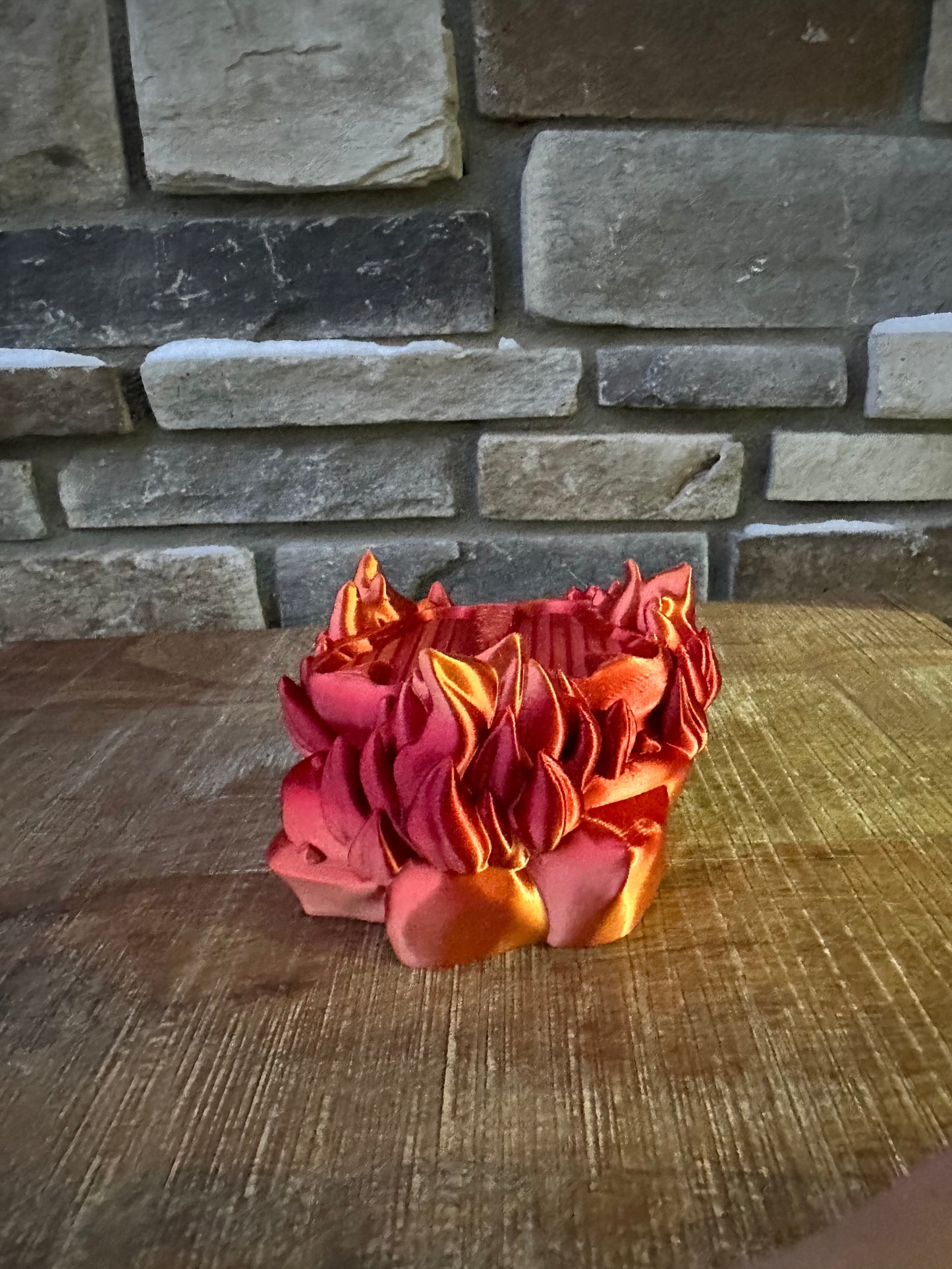 Large Phoenix Fire Stand | 3D Printed | Articulated Flexible | Custom Fidget Toy | Halloween Decoration