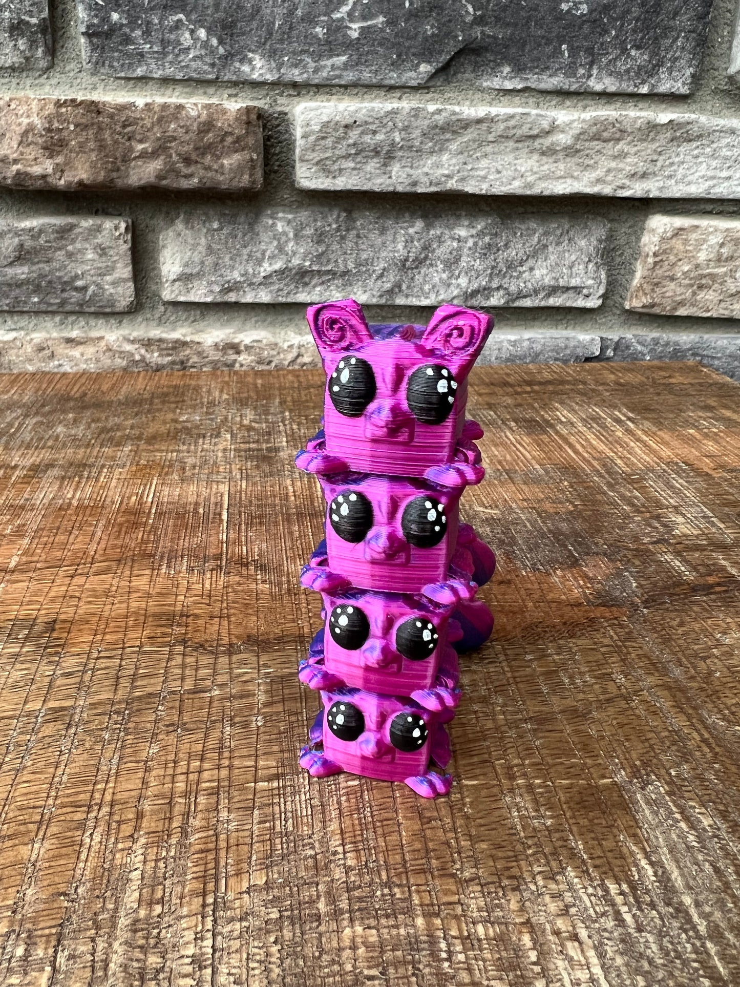 Sugar Cube Sugar Gliders | Set of 4| Minis | Stackable | 3D Printed | Hand Painted | Articulated| Custom Figurine