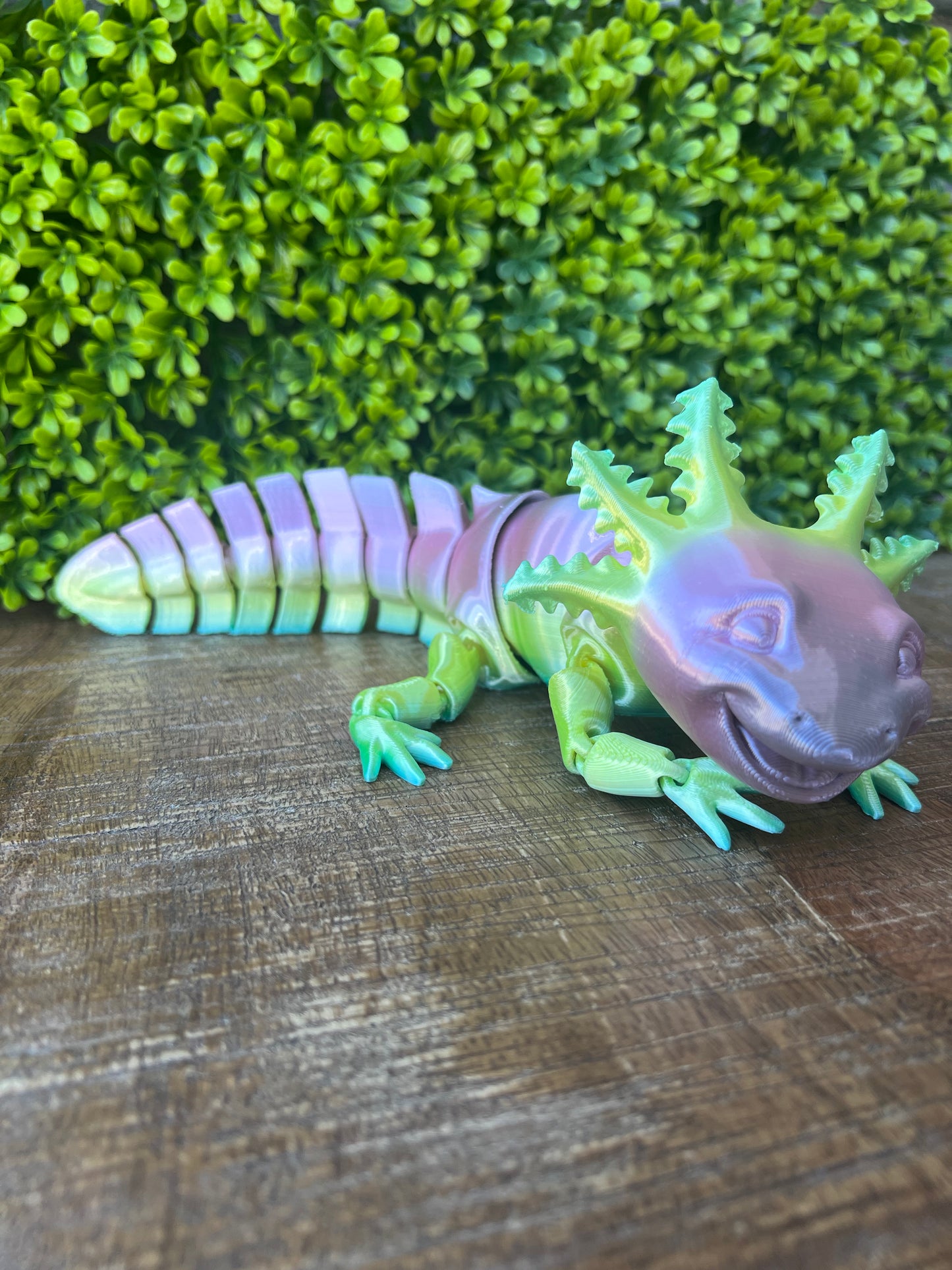 Axolotl with Smile | 3D Printed | Articulated Fidget | Custom Figurine