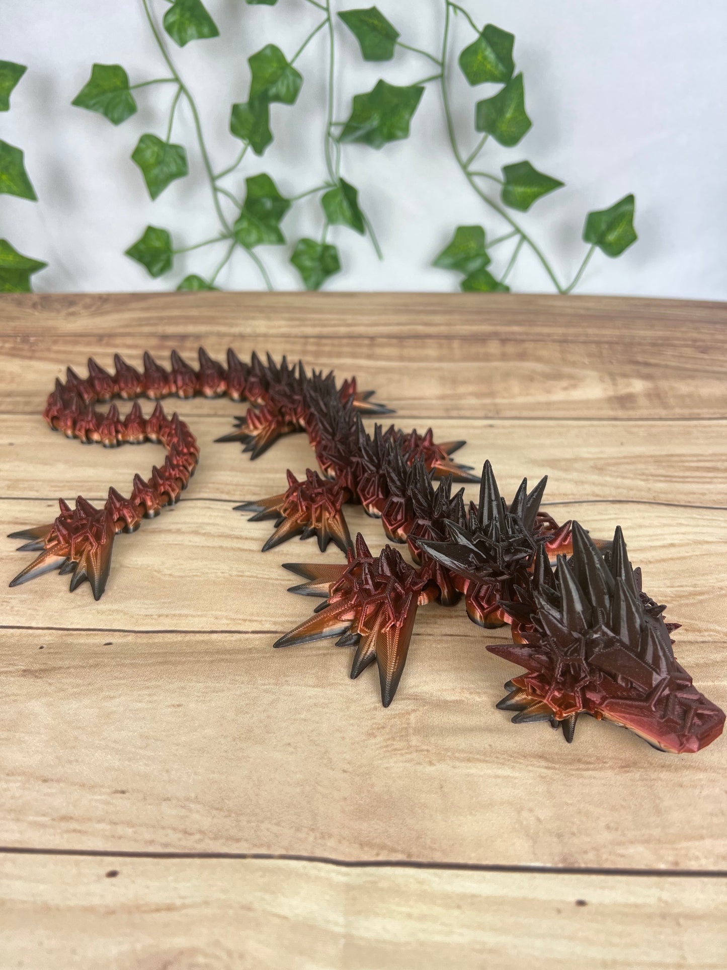 Void Sea Dragon | 3D Printed | Articulated Flexible | Custom Fidget Toy