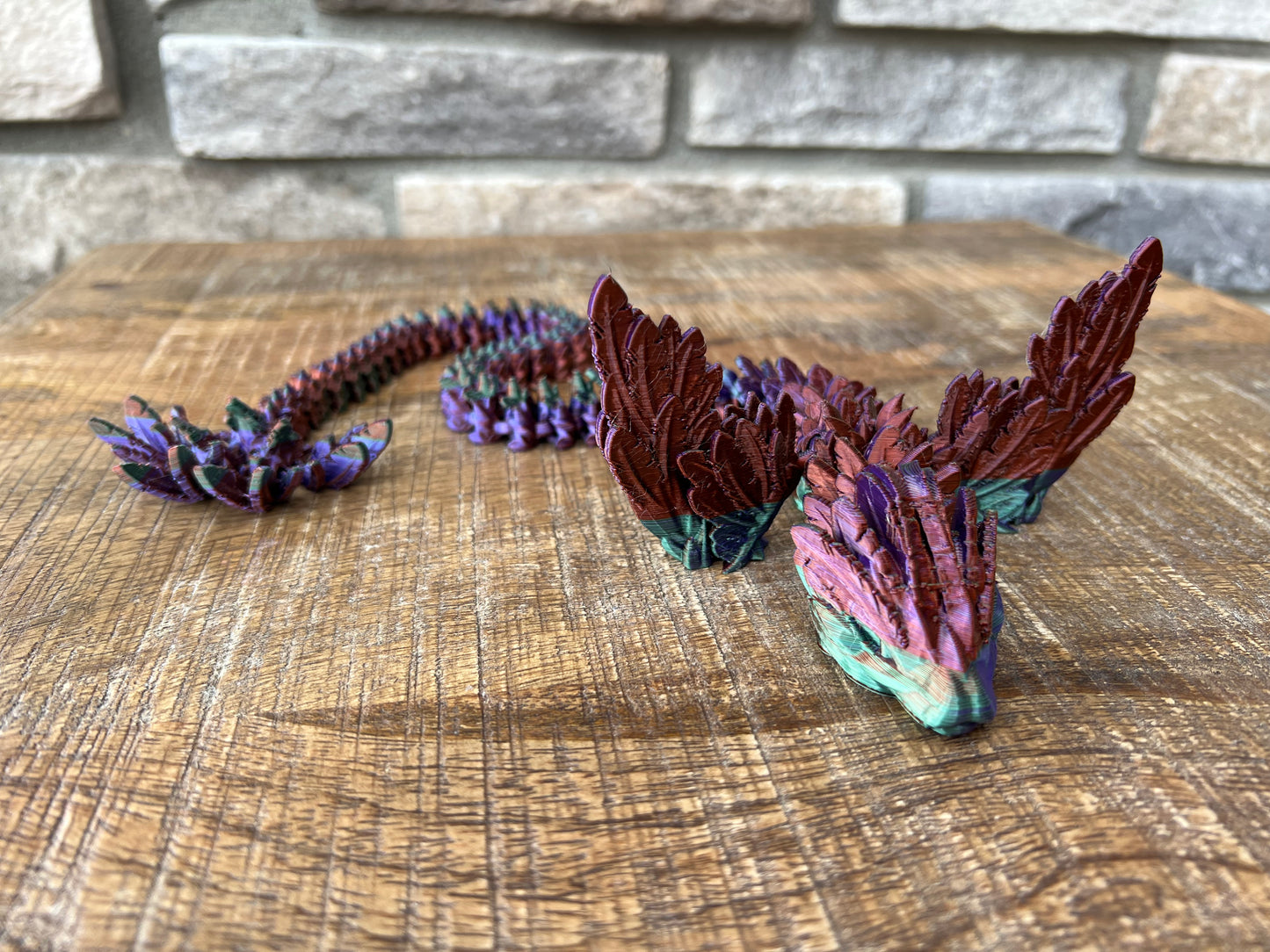MINI Flying Serpent | 3d Printed | Articulated Flexible | Custom Fidget Toy