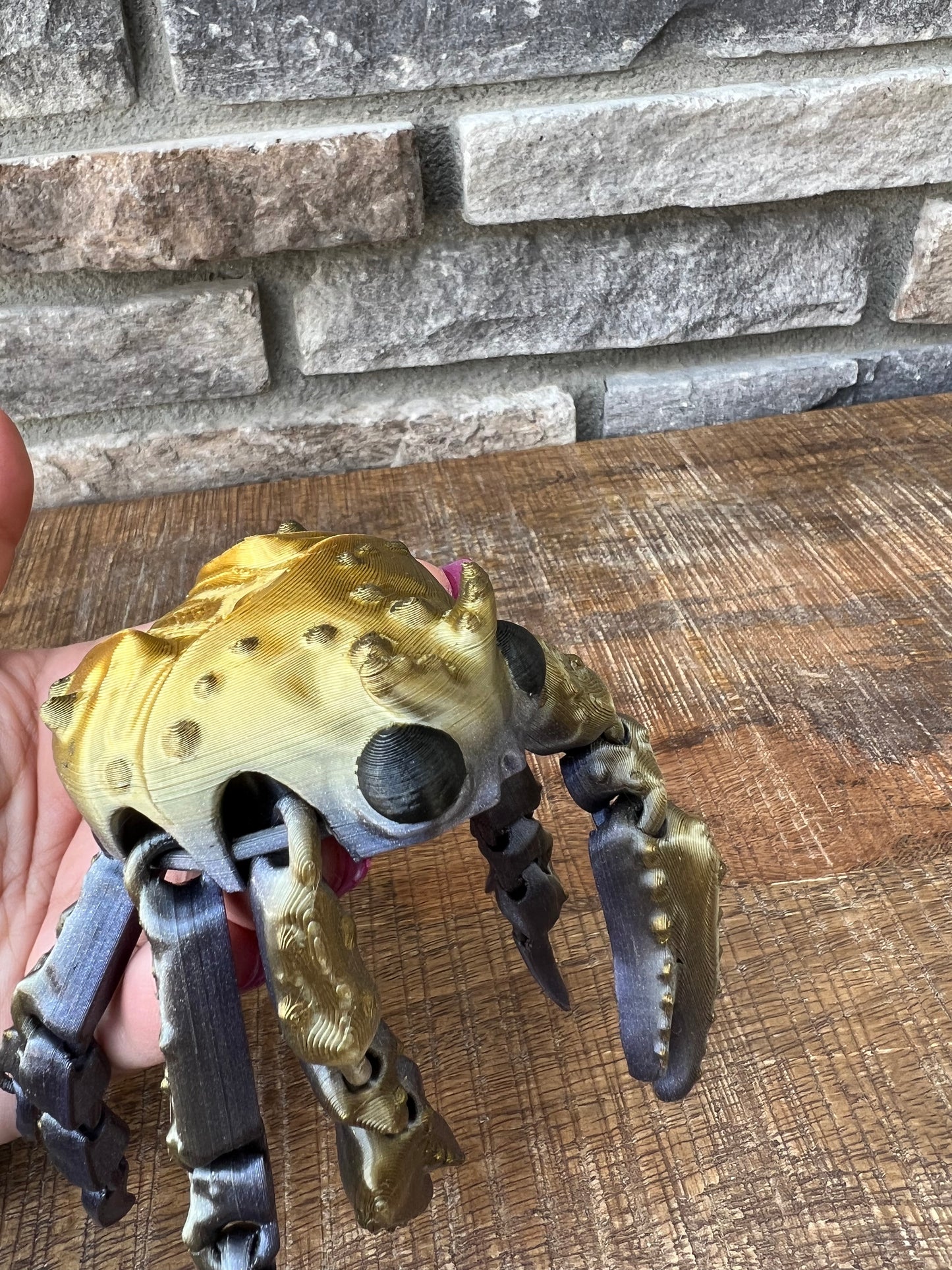 Spider Crab | 3d Printed | Articulated Flexible | Custom Fidget Toy