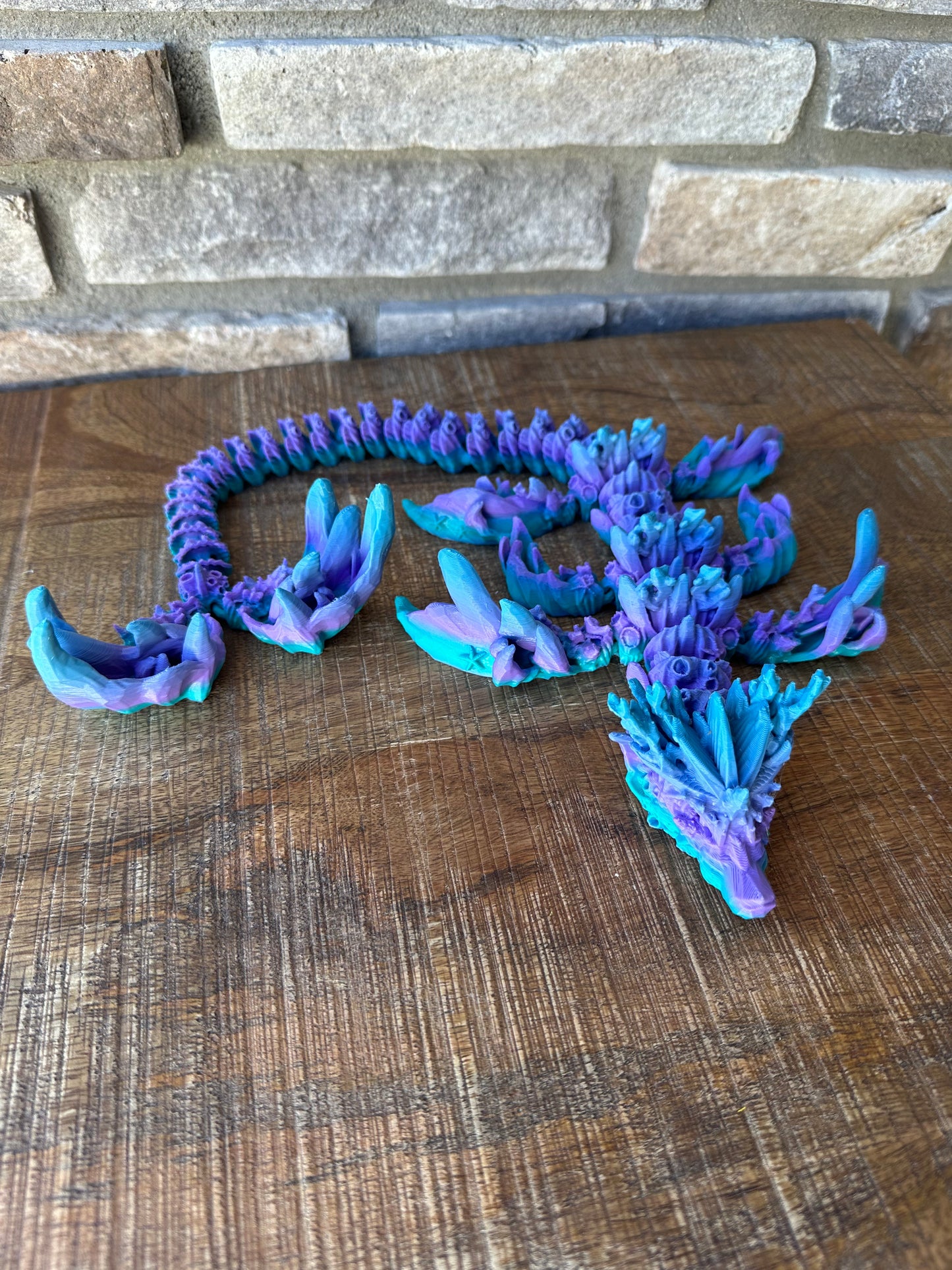Flying Serpent | 3D Printed | Articulated Flexible | Custom Fidget Toy