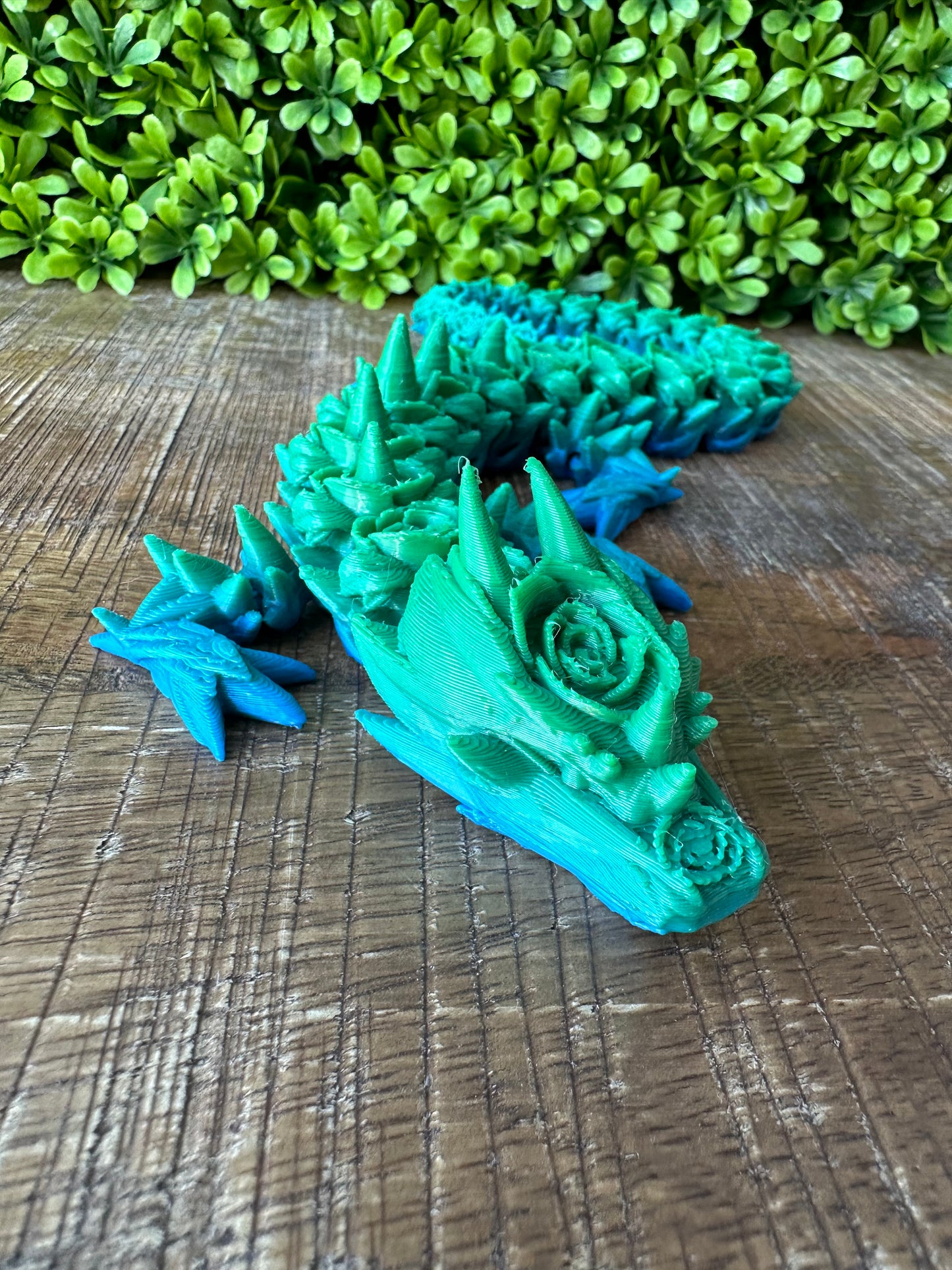 MINI Rose Dragon | 3D Printed | Articulated Flexible | Custom Fidget Toy
