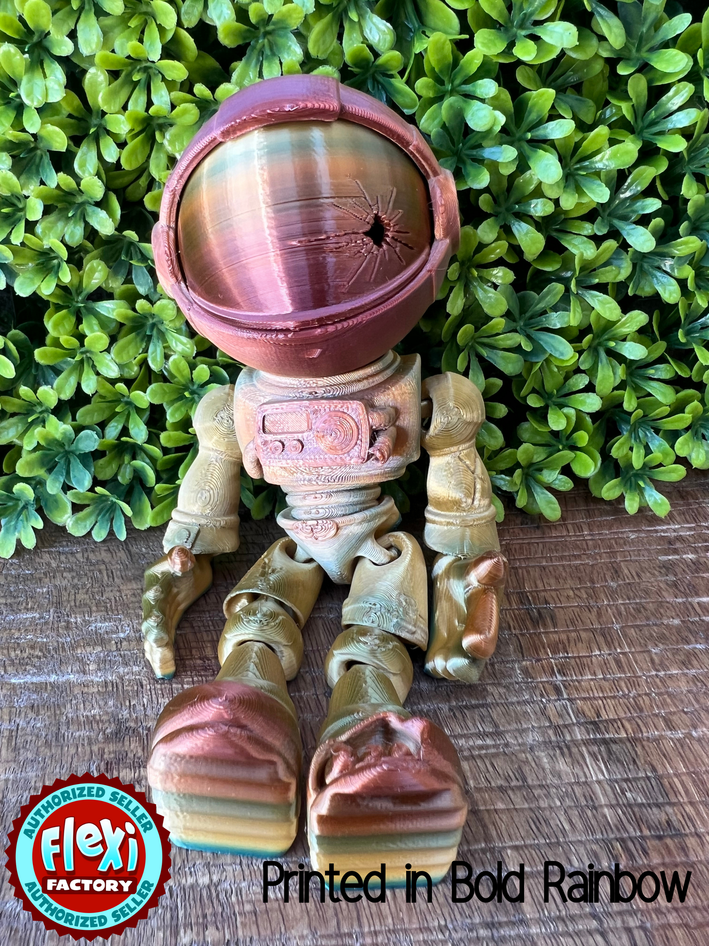 Zombie Astronaut | 3D Printed | Articulated Flexible | Custom Fidget Toy | Halloween Decoration