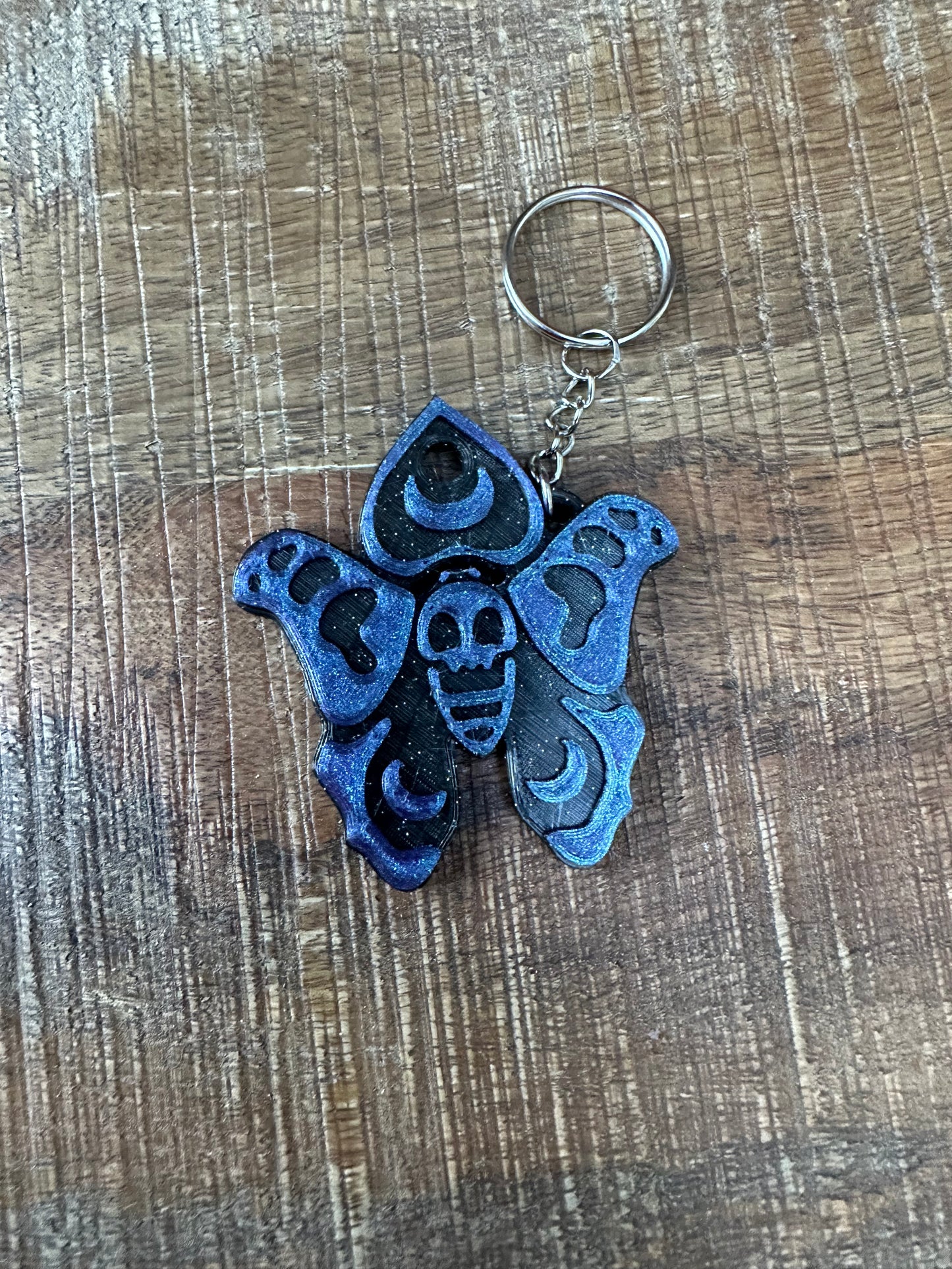 Moth Skeleton Keychain | 3d Printed | Custom | Halloween Inspired