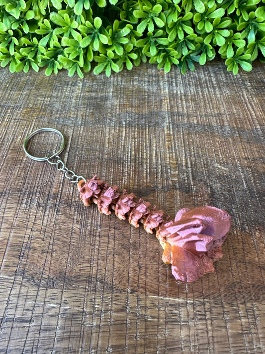 Dragon Tail Keychain | Woodland Dragon | 3d Printed | Custom