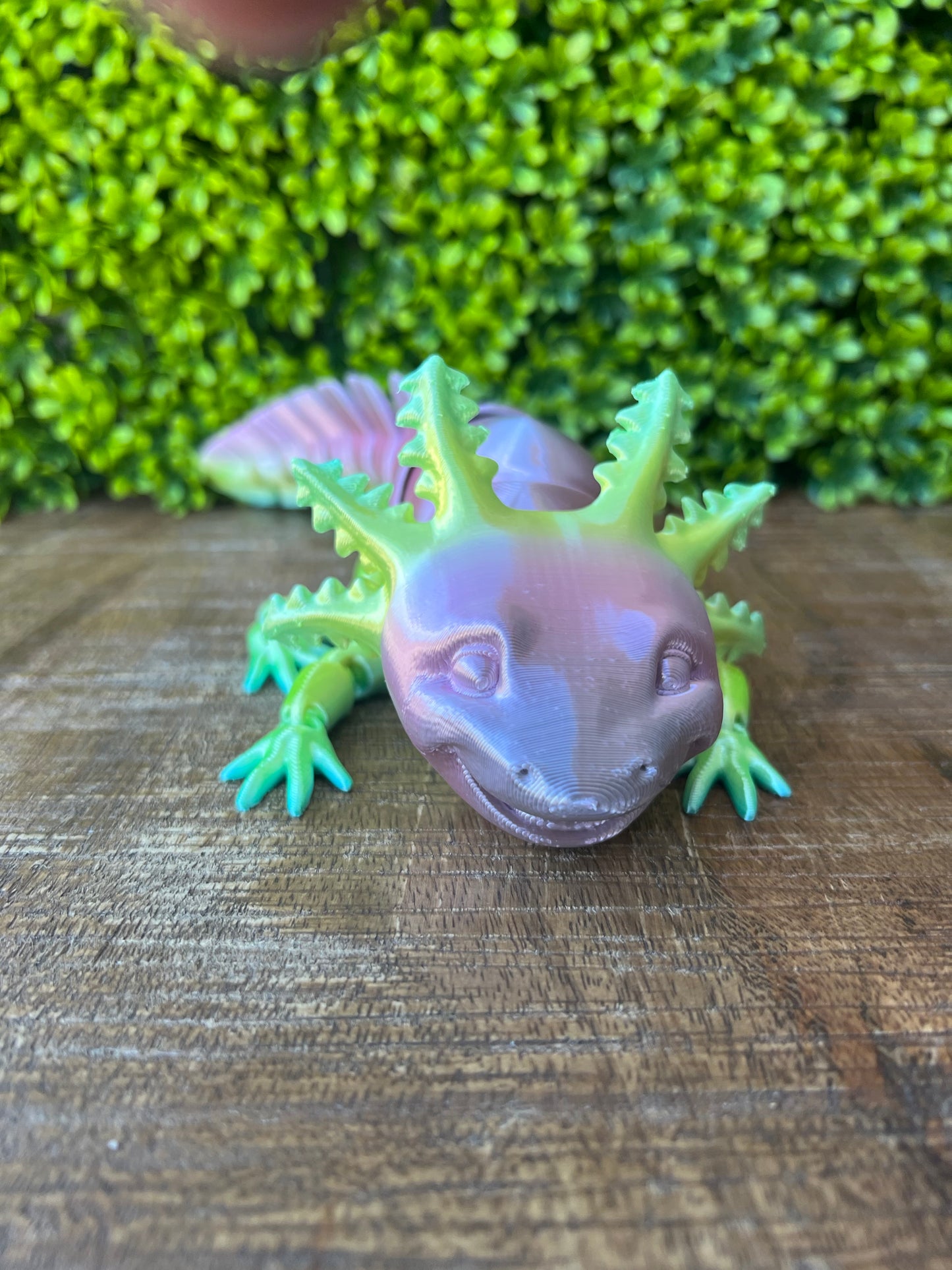 Axolotl with Smile | 3D Printed | Articulated Fidget | Custom Figurine