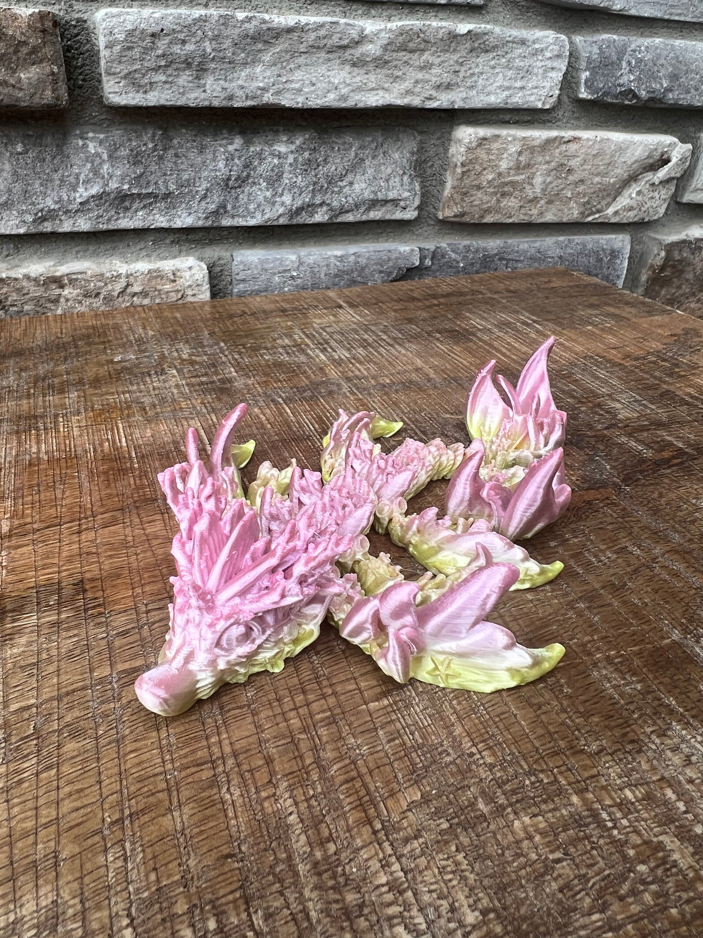 Baby MINI Coral Reef Dragon | 3d Printed | Articulated Flexible | Custom Fidget Toy