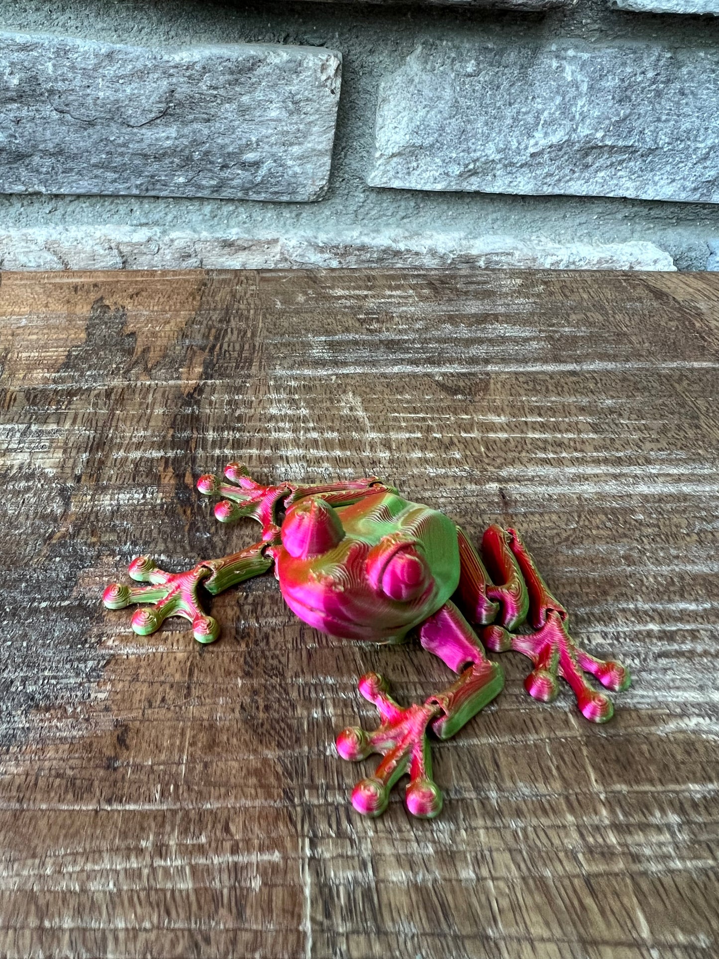 MINI Frog | 3d Printed |  Articulated Flexible | Custom Fidget Toy