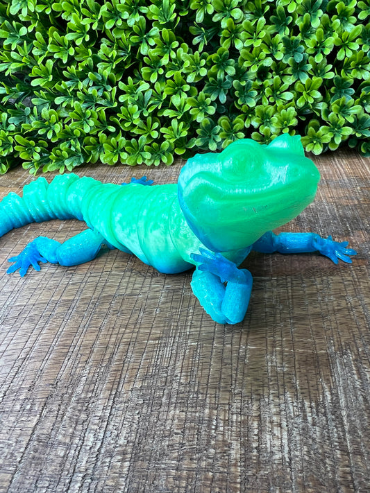 Leopard Gecko | 3D Printed | Articulated Fidget | Custom Figurine