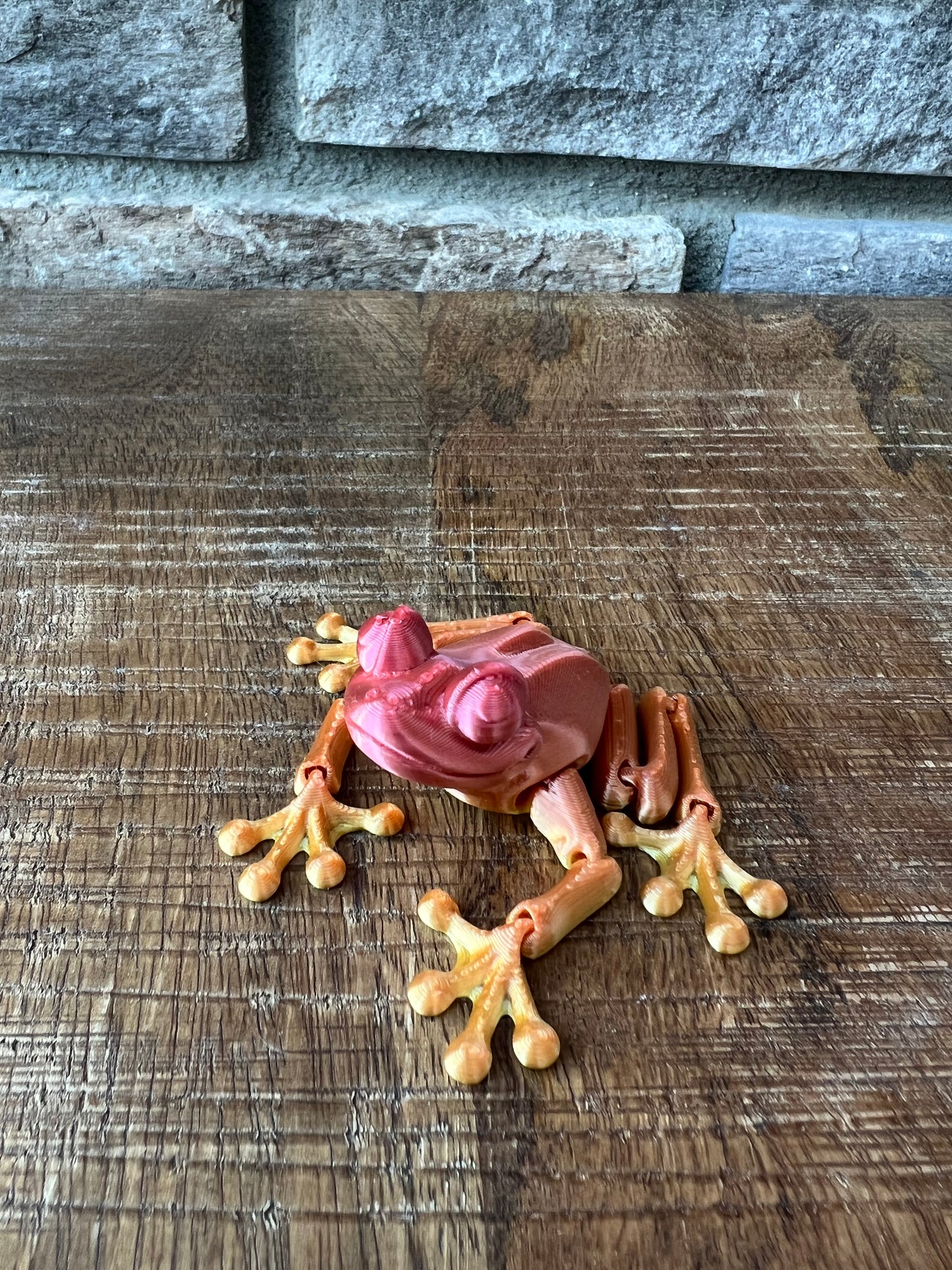 MINI Frog | 3d Printed |  Articulated Flexible | Custom Fidget Toy