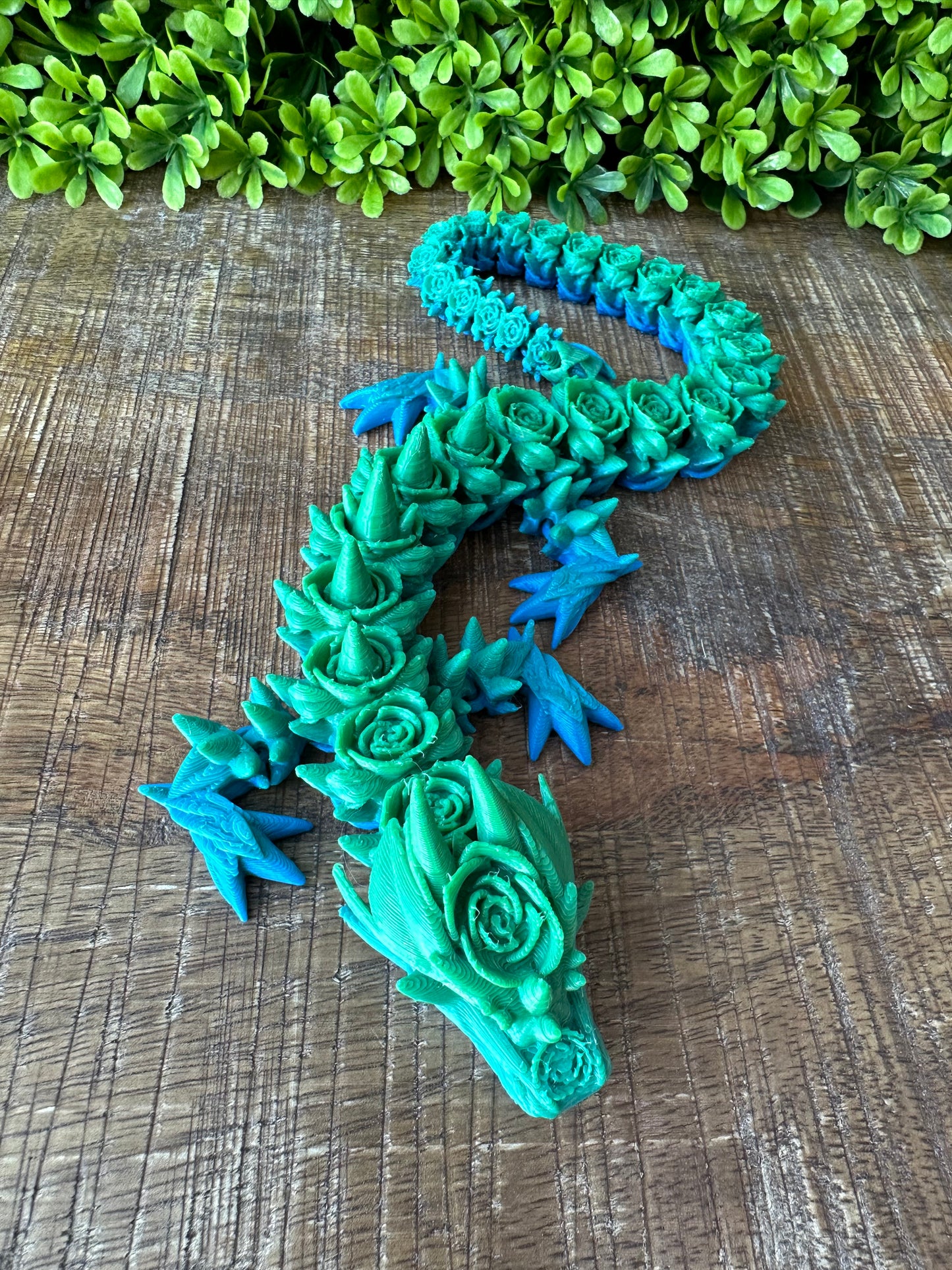 MINI Rose Dragon | 3D Printed | Articulated Flexible | Custom Fidget Toy
