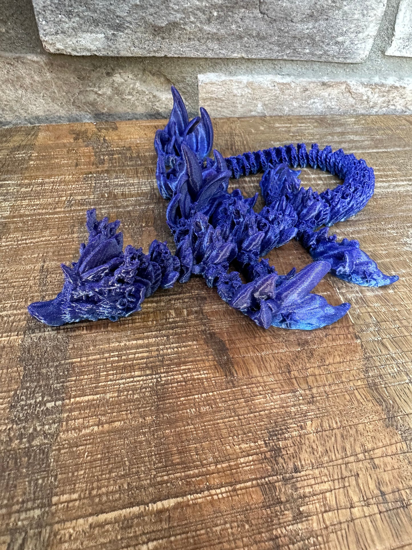 MINI Coral Reef Dragon | 3d Printed | Articulated Flexible | Custom Fidget Toy