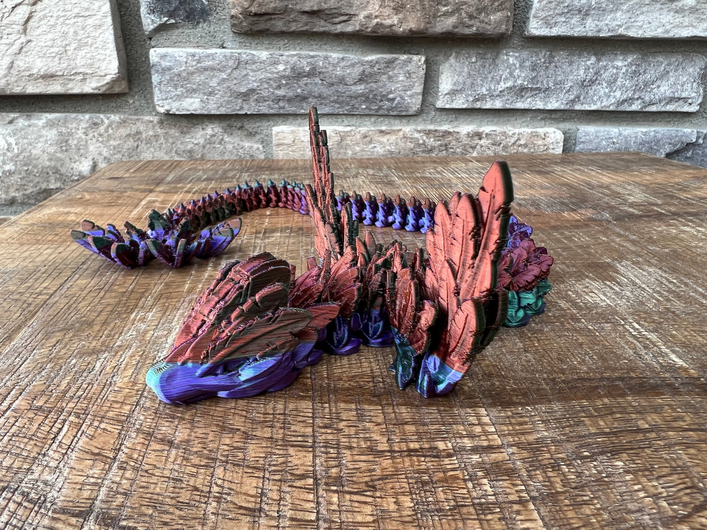 MINI Flying Serpent | 3d Printed | Articulated Flexible | Custom Fidget Toy