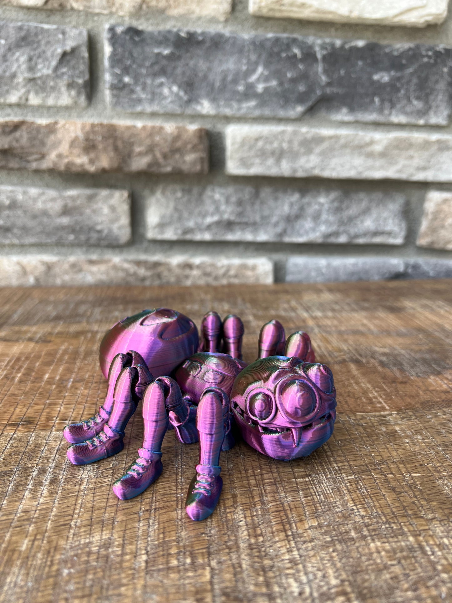 Spider | 3d Printed | Articulated Flexible | Custom Fidget Toy