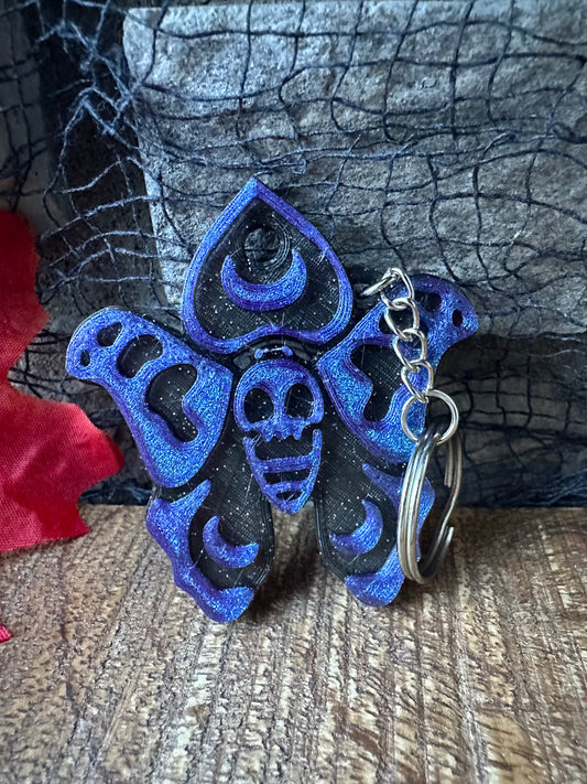 Moth Skeleton Keychain | 3d Printed | Custom | Halloween Inspired