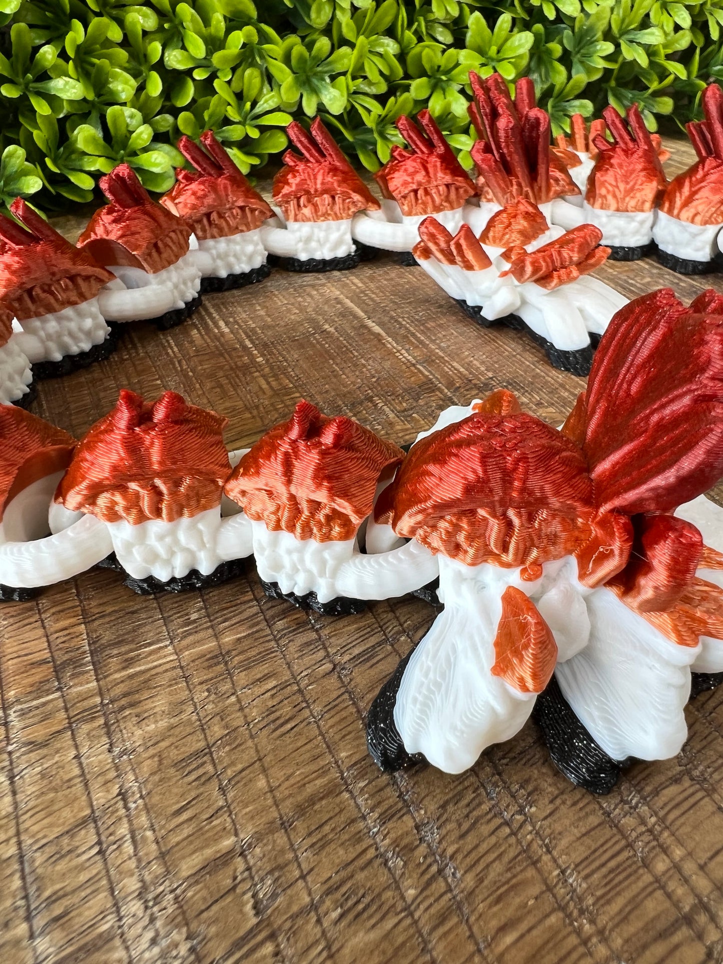 Sushi Dragon | 3D Printed | Custom Articulated Fidget Toy