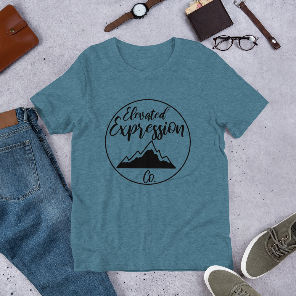 Elevated Expression Co. Logo T-Shirt Heather Deep Teal